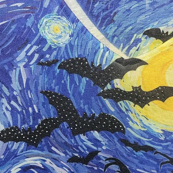 Halloween meets Starry Nights Blouse by One World - Picture 3 of 6